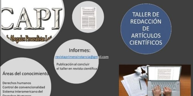 Taller de redacción de artículos científicos