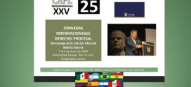 XXV JORNADAS INTERNACIONALES DE DERECHO PROCESAL                                         HOMENAJE  DR. HÉCTOR MANUEL ROBLES IBARRÍA
