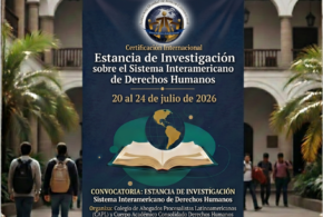 CONVOCATORIA: ESTANCIA DE INVESTIGACIÓN-2026- Sistema Interamericano de Derechos Humanos